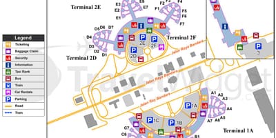 Soekarno hatta flugstöðina kort